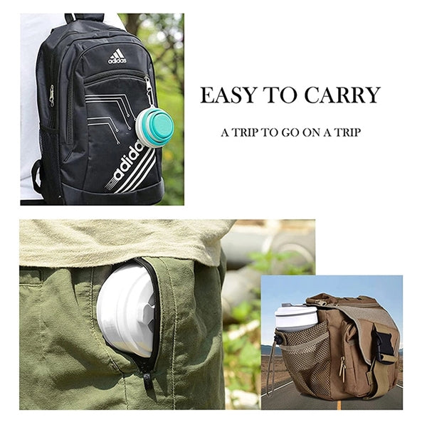 Collapsible Travel Cup Silicone Folding Sport Bottle