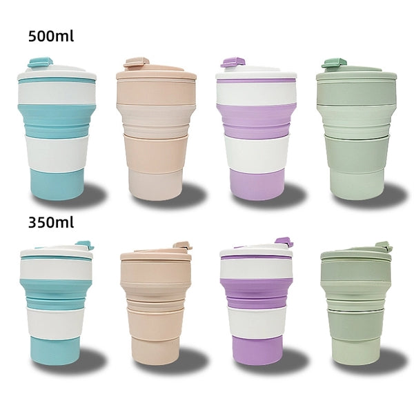 Collapsible Travel Cup Silicone Folding Sport Bottle
