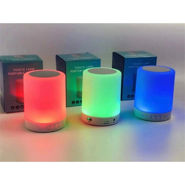 Wireless Speaker With Touch Light