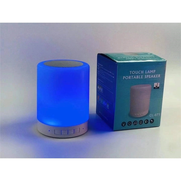 Wireless Speaker With Touch Light