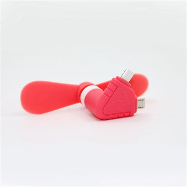 2-in-1 USB Cell Phone Fan