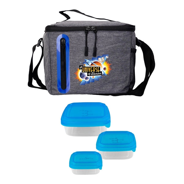 Portion Control Oval Cooler Lunch Set