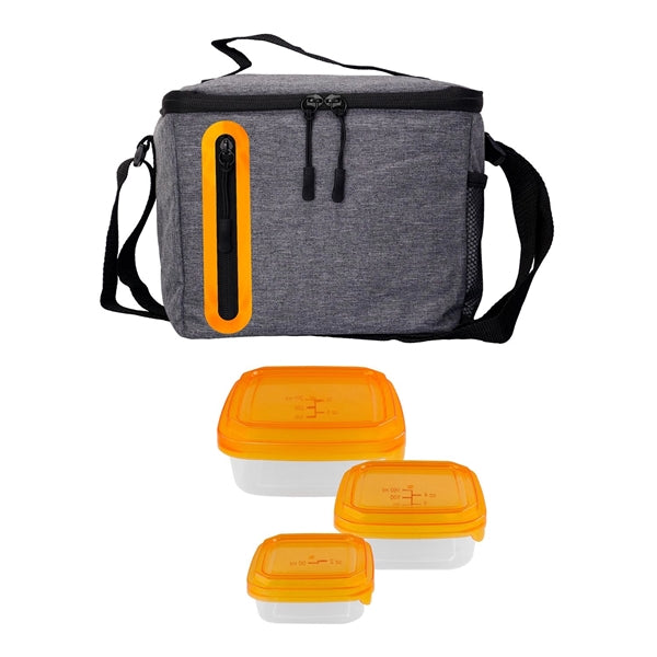 Portion Control Oval Cooler Lunch Set
