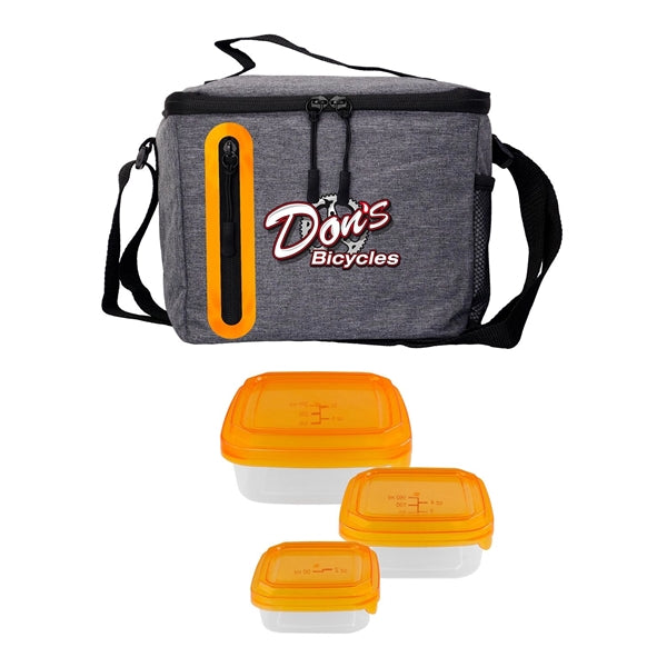 Portion Control Oval Cooler Lunch Set