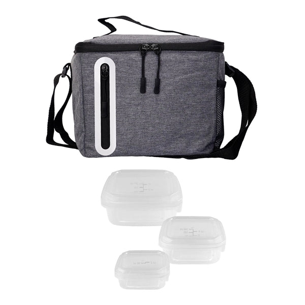 Portion Control Oval Cooler Lunch Set