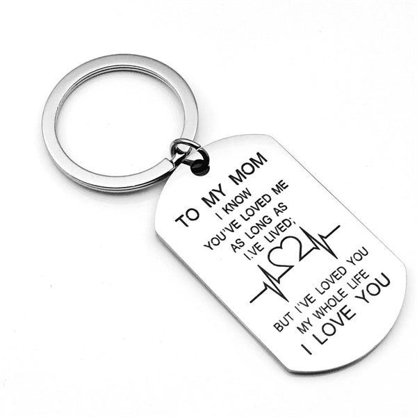 Blank Keychain Engraved Pendant