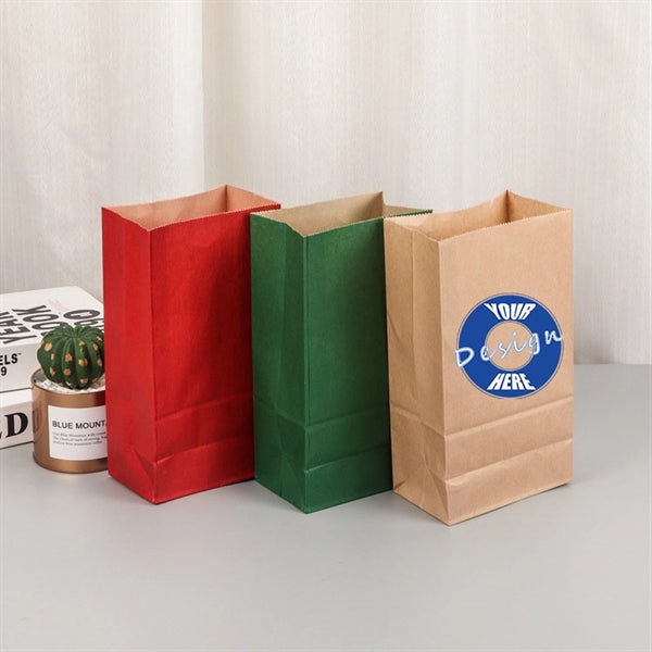 Kraft Brown Paper Grocery Foods Bags