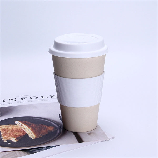 Eco-Friendly 15 oz Bamboo Fiber Tumbler