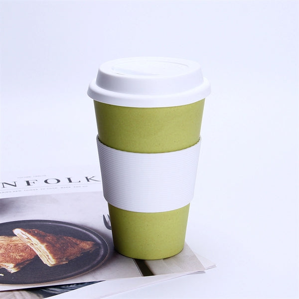 Eco-Friendly 15 oz Bamboo Fiber Tumbler