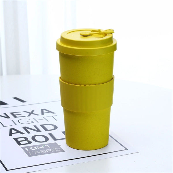 Eco-Friendly 17 oz Bamboo Fiber Tumbler