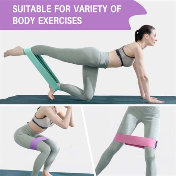 Woven Yoga Stretch Band Set