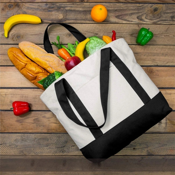 12oz Stylish Canvas Tote Bag Cotton Gift Pouch