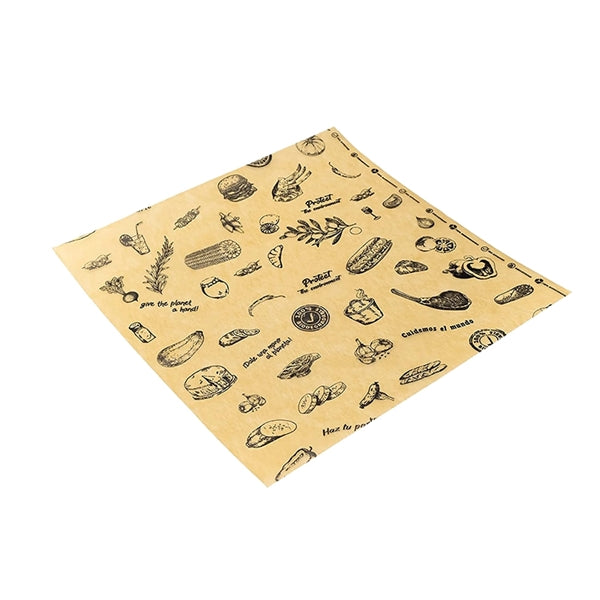 Natural Kraft Food Paper Liners