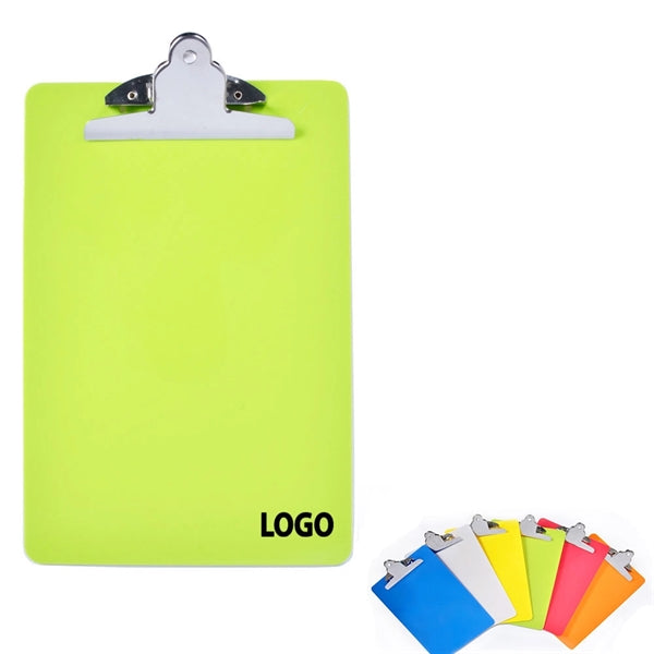 Plastic A4 Clipboards with Metal Clip