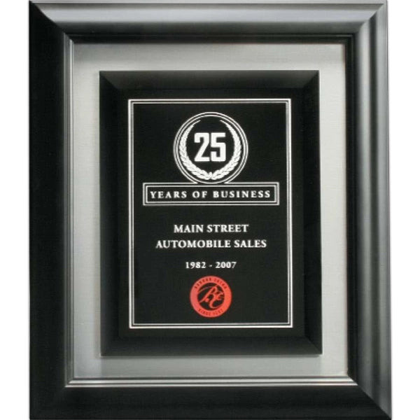 Framed Crystal Honor Plaques