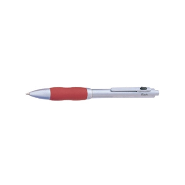 4-In-1 Dual Ball Pen, Stylus, and Pencil with Colored Grip