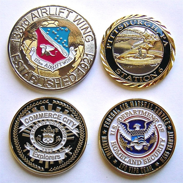 2.5 inch Die Struck Iron Challenge Coin