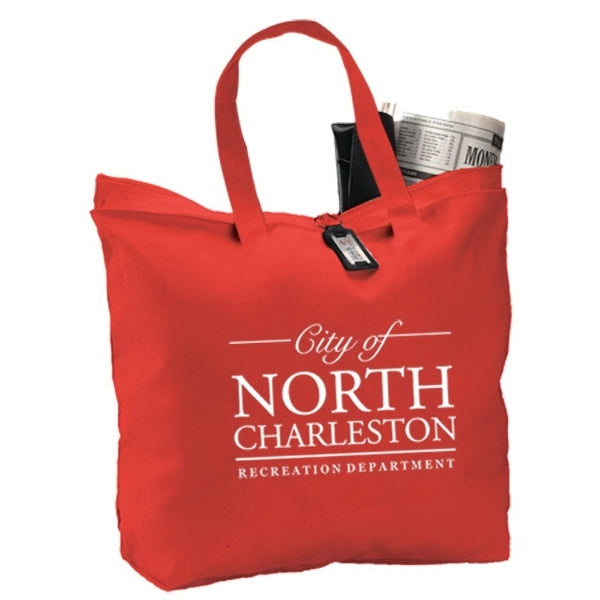 Canvas Zipper Tote