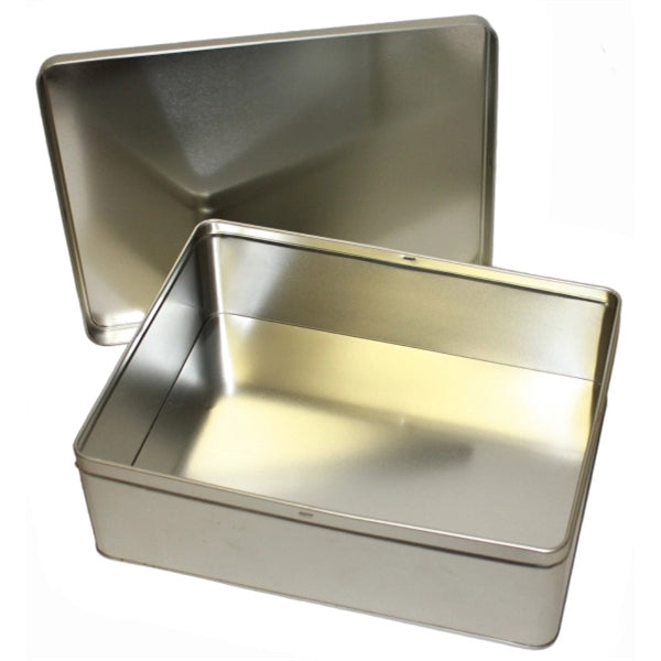 Big Tin Cookie Blanket Box (Big Box) 12.5" x 9.25" x 4"