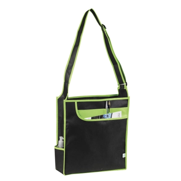 Multi-Pocket Messenger Shoulder Tote