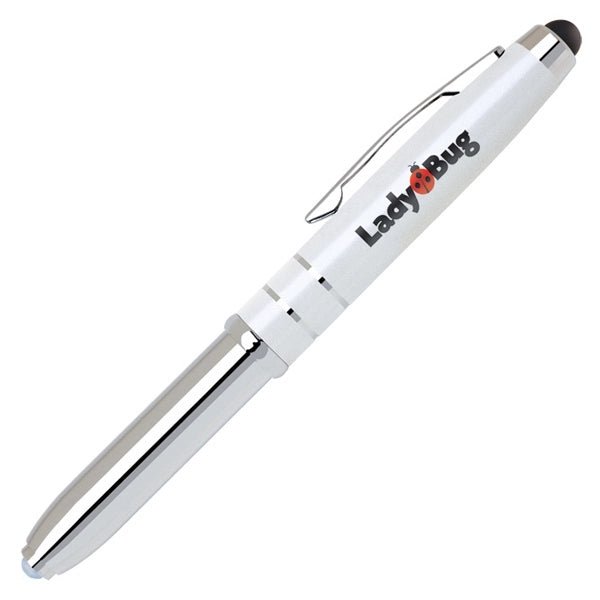 Multi function stylus light pen