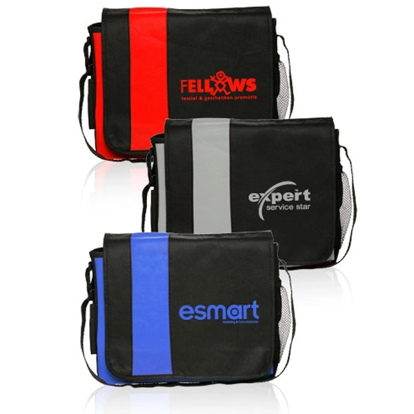 Non-woven accent messenger bag