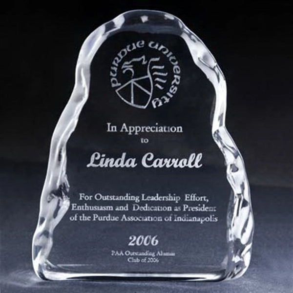 Iceberg Crystal Award Vertical