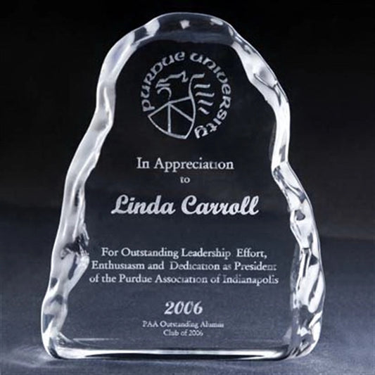 Iceberg Crystal Award Vertical