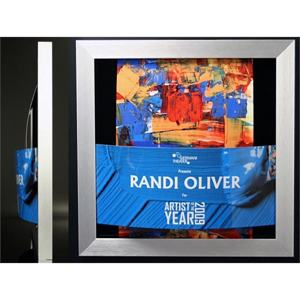 Framed Metal Duo Arc Plaques