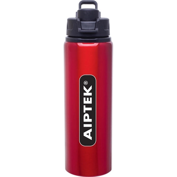 28 oz h2go Surge Single Wall Aluminum Water Bottle w/Spout
