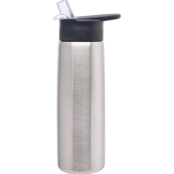 24 oz h2go Hydra Stainless Water Bottle w/Straw