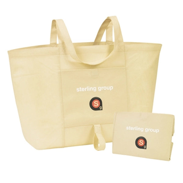 Eco-Green Fold-Up Shopping Tote