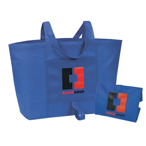 Eco-Green Fold-Up Shopping Tote