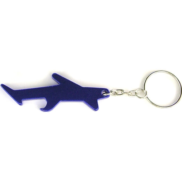 Plane / aircraft shape bottle opener keychain