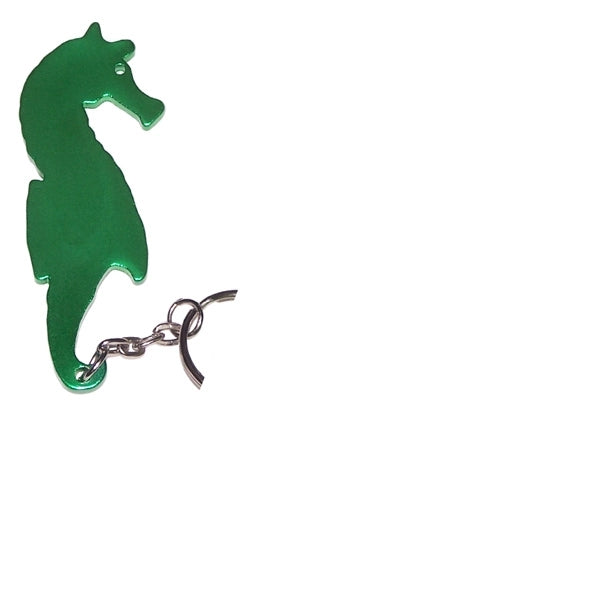 Sea horse shape bottle opener keychain