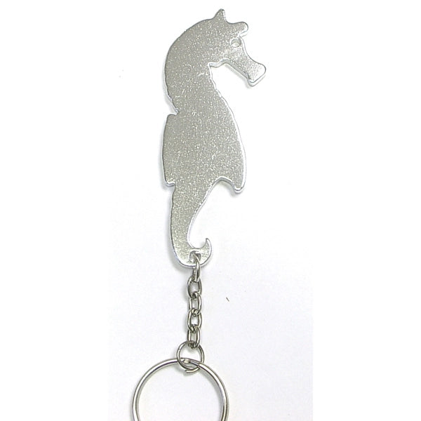 Sea horse shape bottle opener keychain