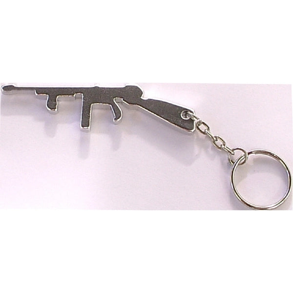 Rifle shape bottle opener key chain