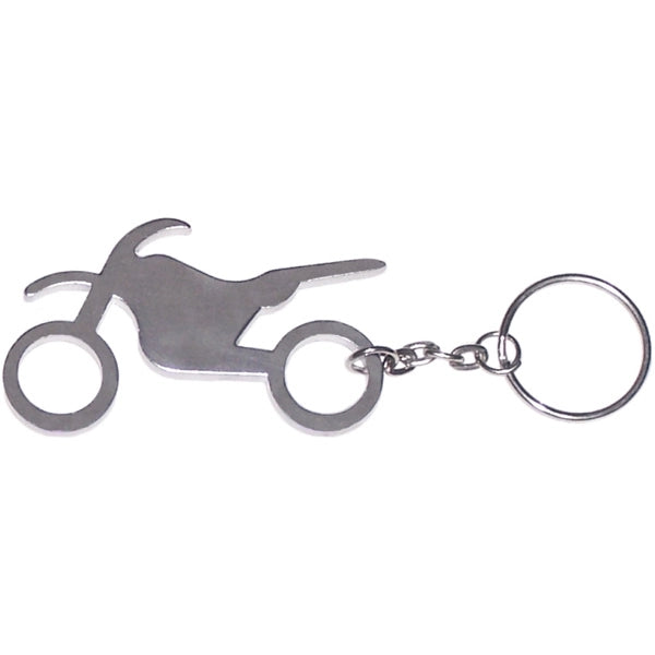 Motorbike shape bottle opener keychain