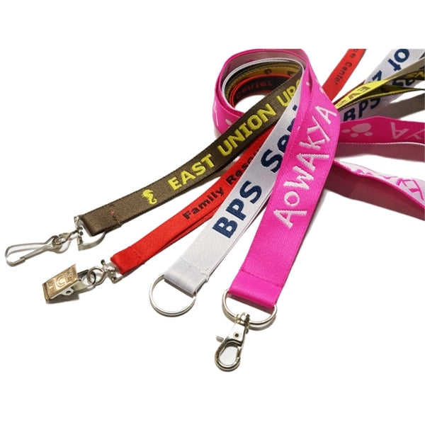 7 Day Rush Woven Lanyards w/ Custom Imprint Event