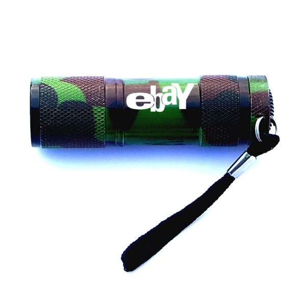 Aluminum 9 LED flashlight with Batteries