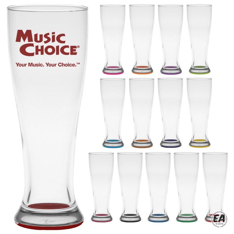 16 oz. Pilsner Glass with Bottom Spray