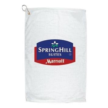 Golf Towel with Grommet And Hook 16x25