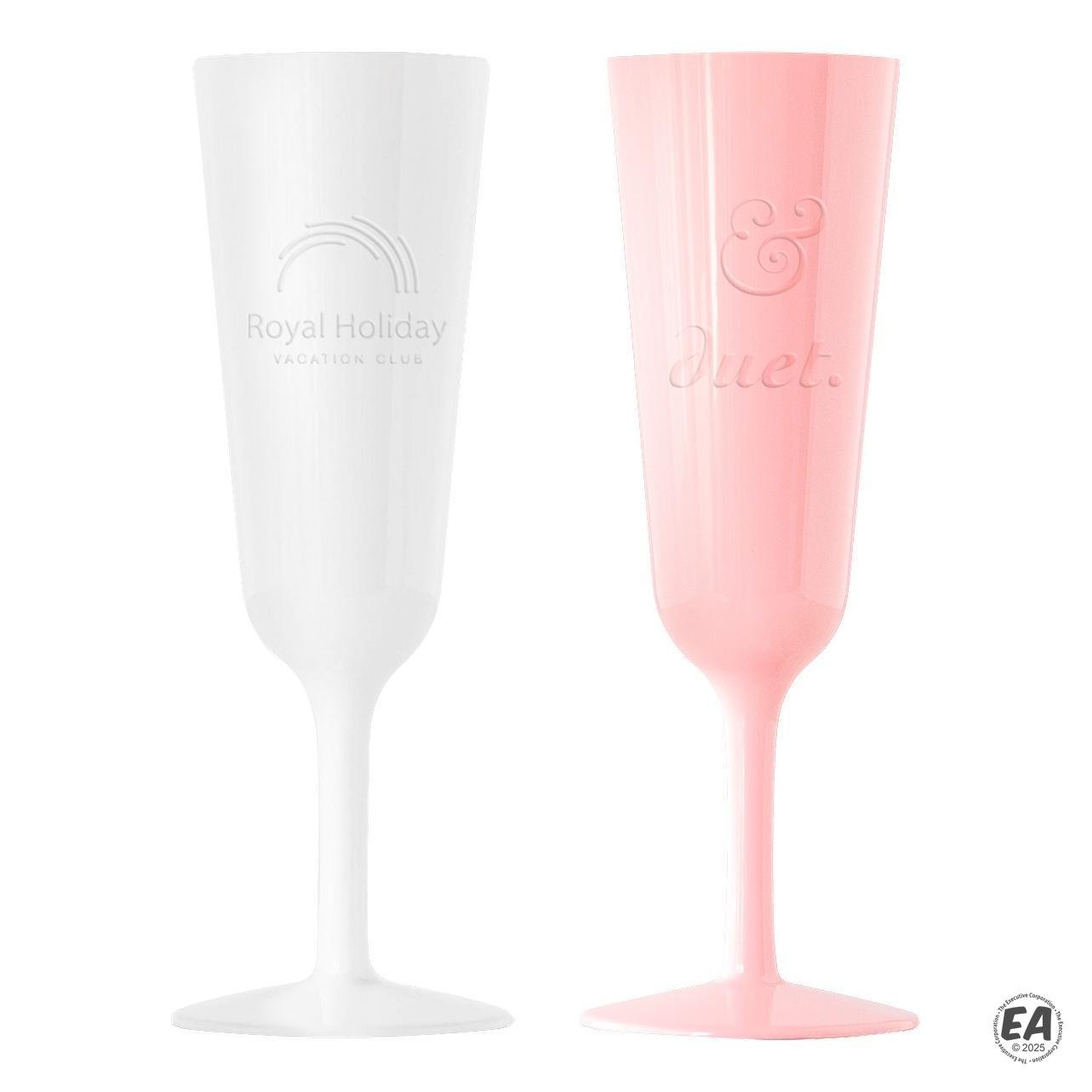 Symglass 7 oz Colored Unbreakable Resin Champagne Flute
