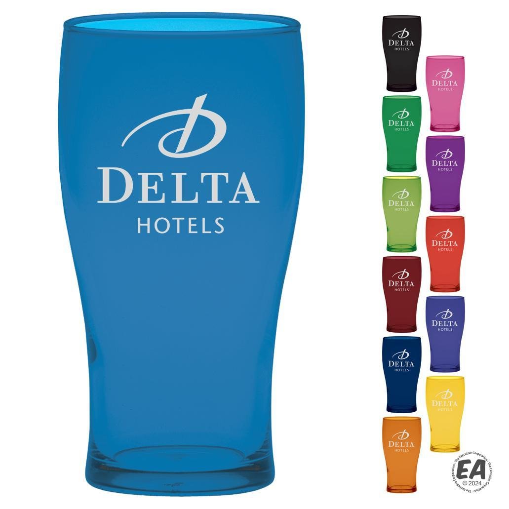 16 oz. Pub Beer Glass with Full Body Spray