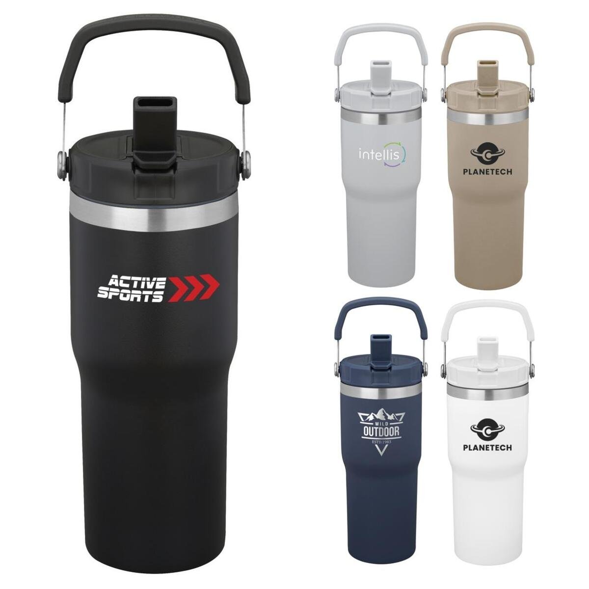 Urban Peak 20 oz Pinnacle Flip Straw Tumbler