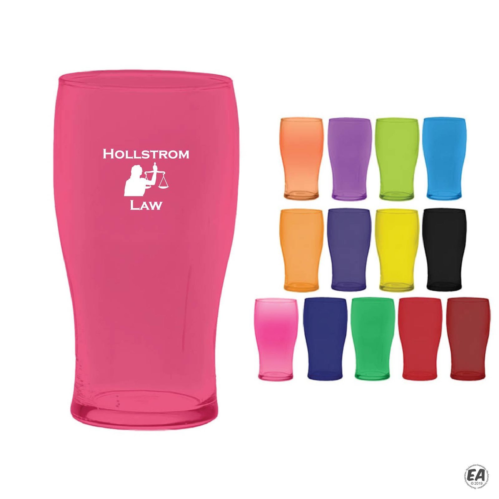 20 oz. Pub Glass with Full Body Spray