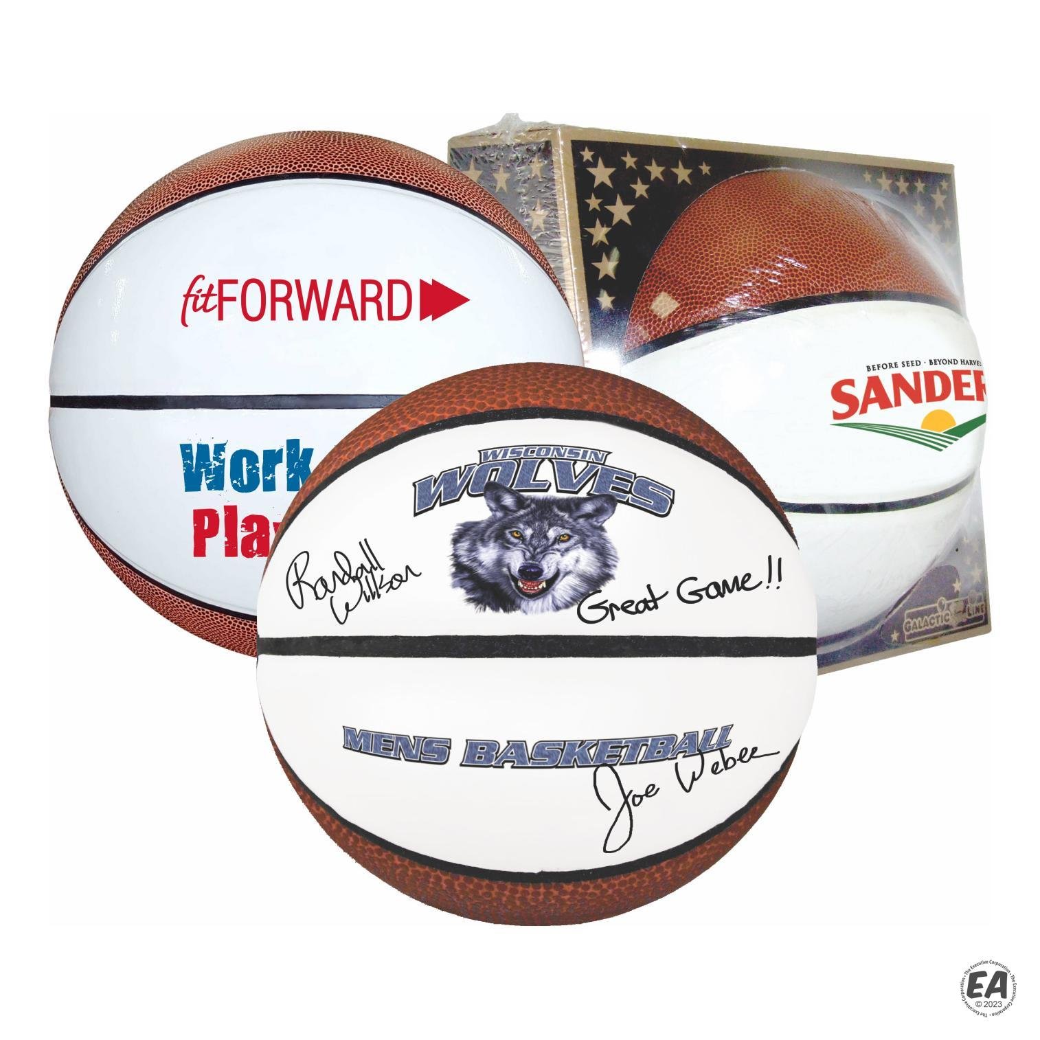 Full-Size 29.5" Synthetic Leather Signature Basketball