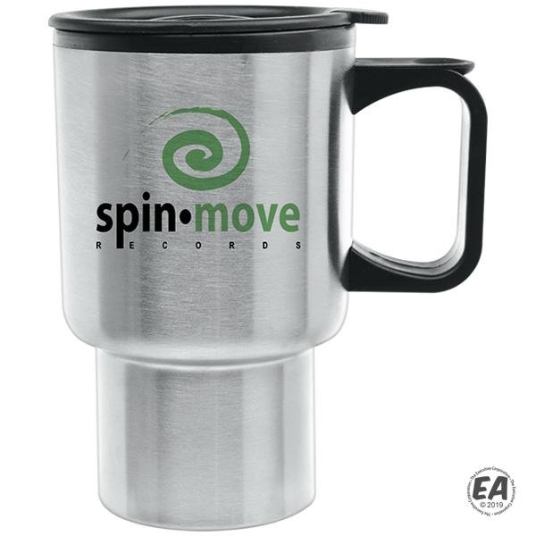 14 oz. Super Saver Stainless Steel Travel Mug