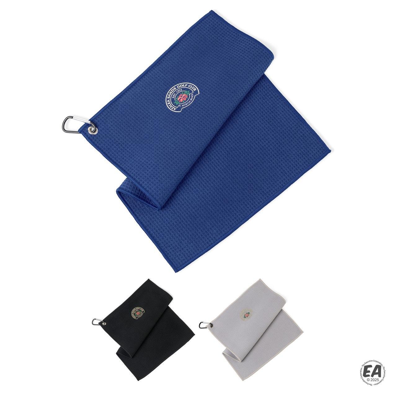 Golf Links Waffle Weave Towel 12x18