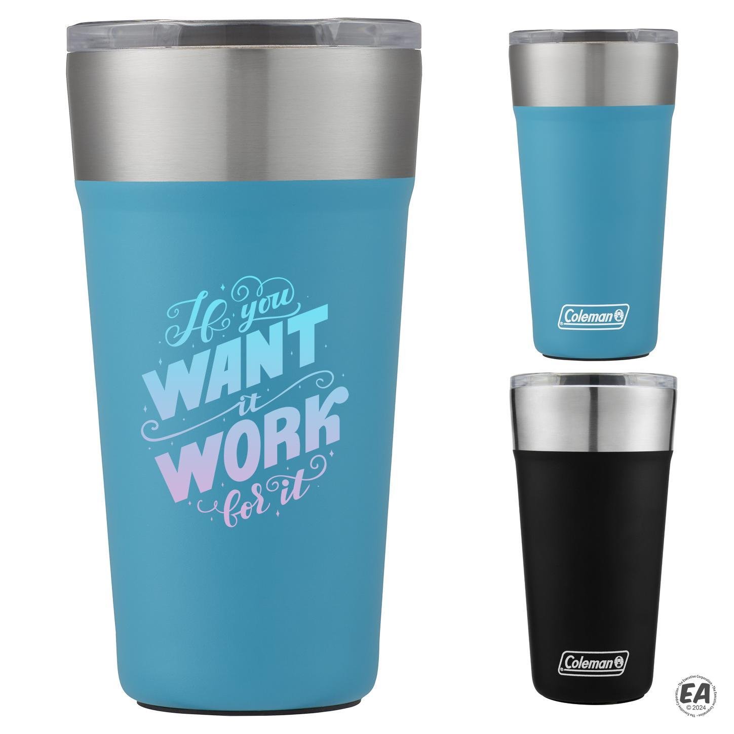 Coleman 20 oz. Brewski Stainless Steel Tumbler